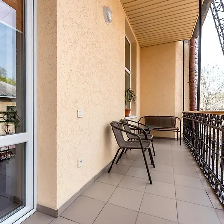 With а Balcony In Quiet Courtyard