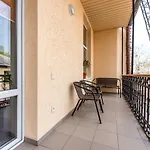 With а Balcony In Quiet Courtyard
